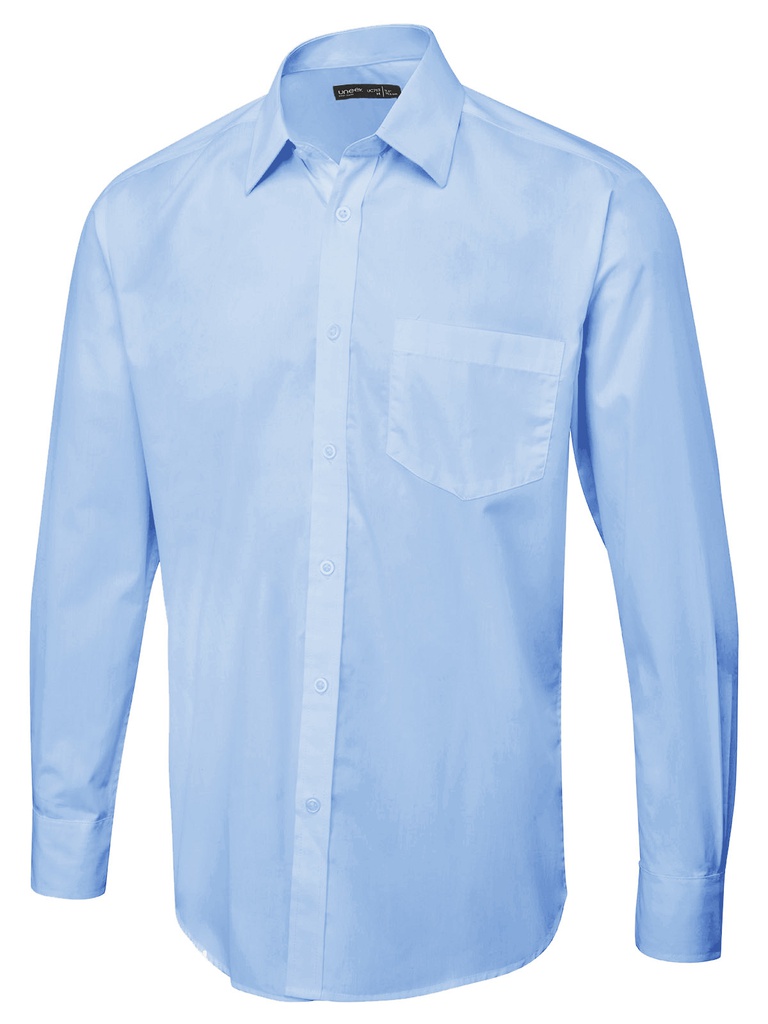 UC713 MEN'S L/S POPLIN SHIRT