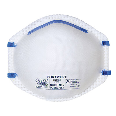 P200 FFP2 RESPIRATOR (BOX OF 20)