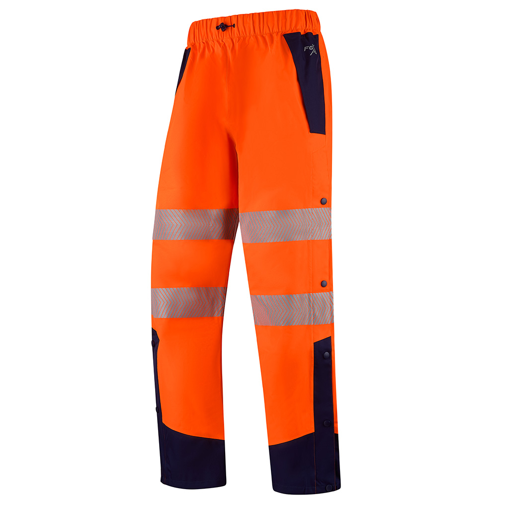 FGX LIGHTWEIGHT LAMINATED HI-VIS BREATHABLE W/PROOF 4: 4 TROUSER