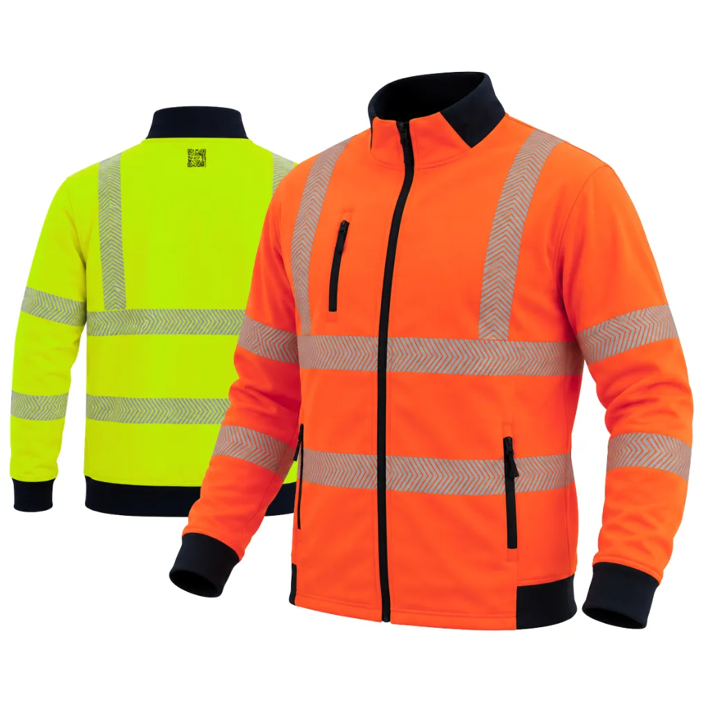 FGXeco RECYCLED PREMIUM FULL ZIP HI VIS FLEECE