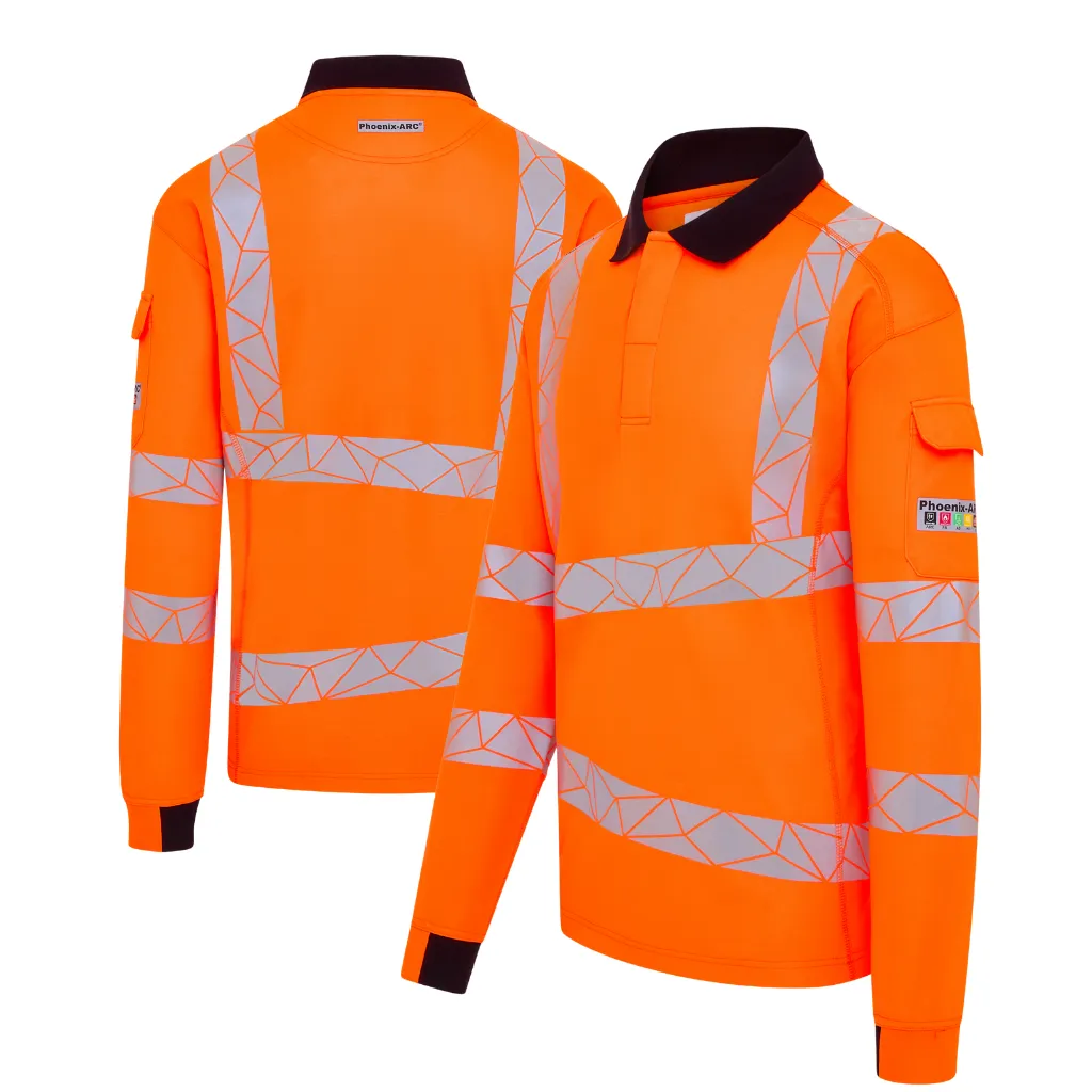 PHOENIX-FR HI-VIS JERSEY POLO SHIRT