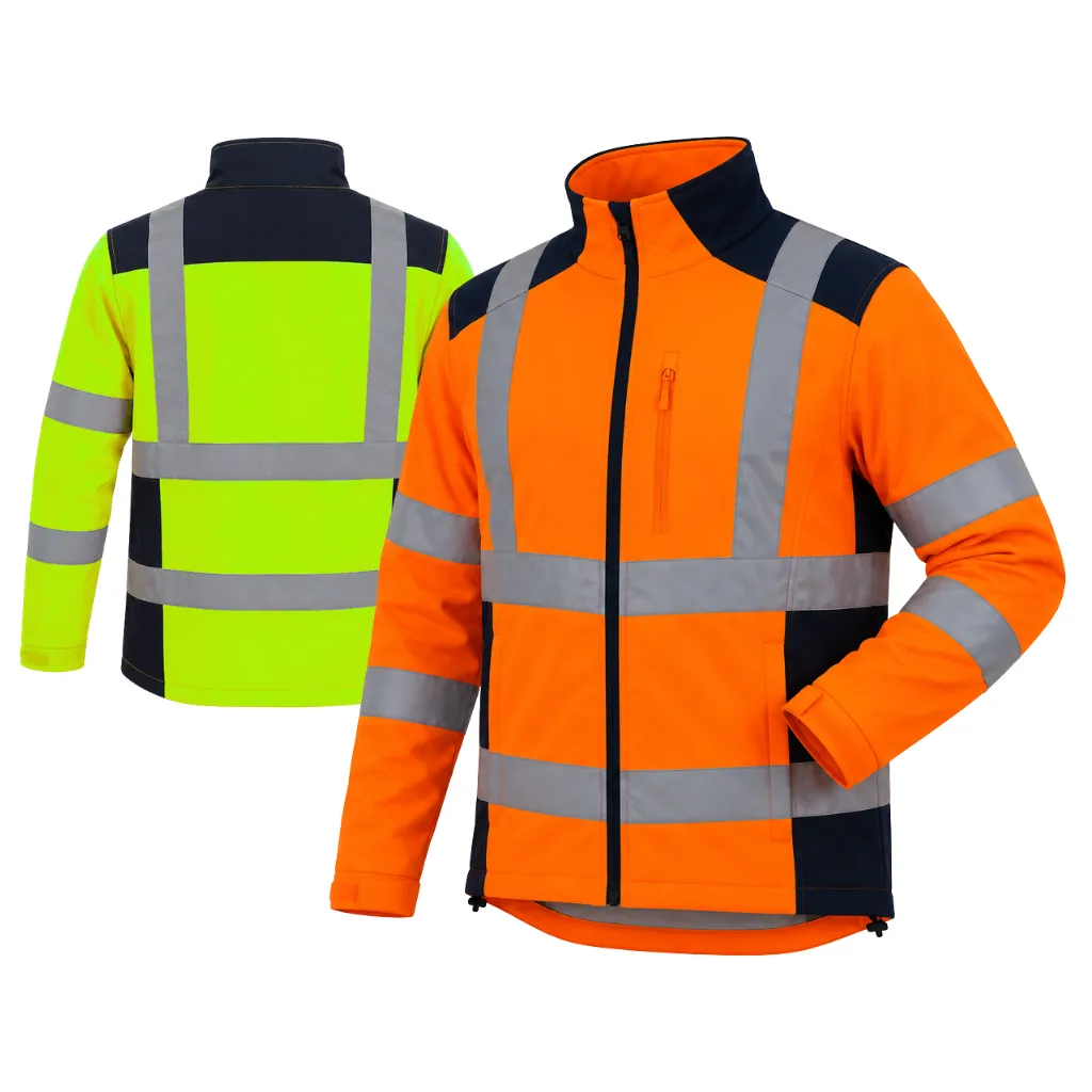 HI VIS SOFT SHELL FLEECE JACKET