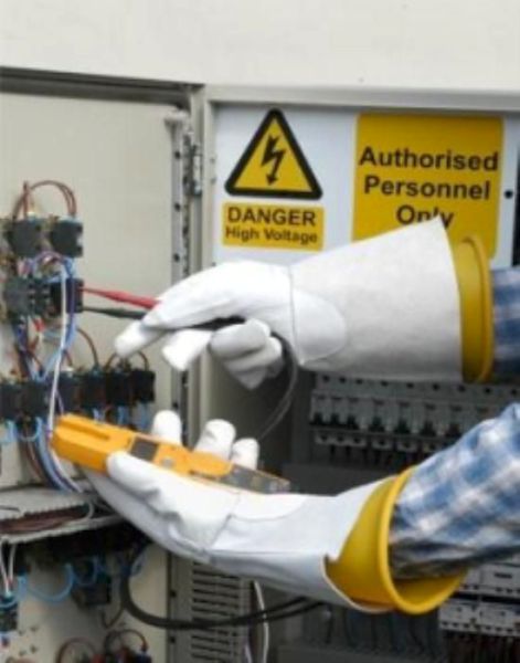 GLOVES ELECTRICAL LEATHER OVER GLOVES