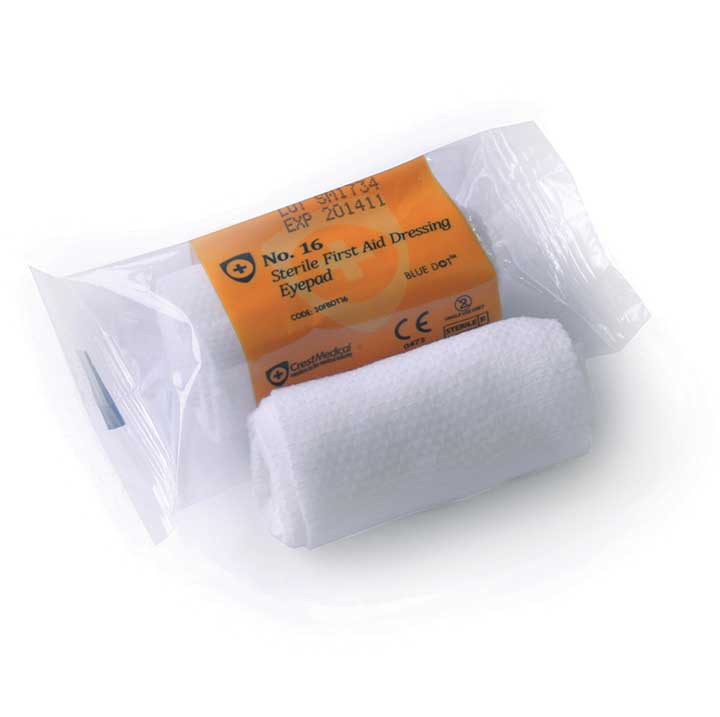 STERILE EYE PAD WITH BANDAGE