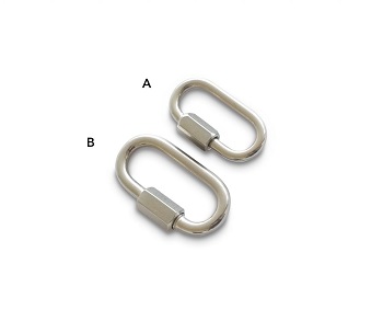 STEEL SCREW GATE KARABINER (50MM)