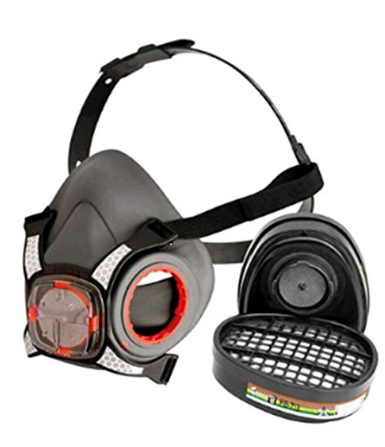 FORCE 8 MASK WITH F8-713 ABEK1P3 COMBINATION CARTRIDGE (BHT523-0L5-800)
